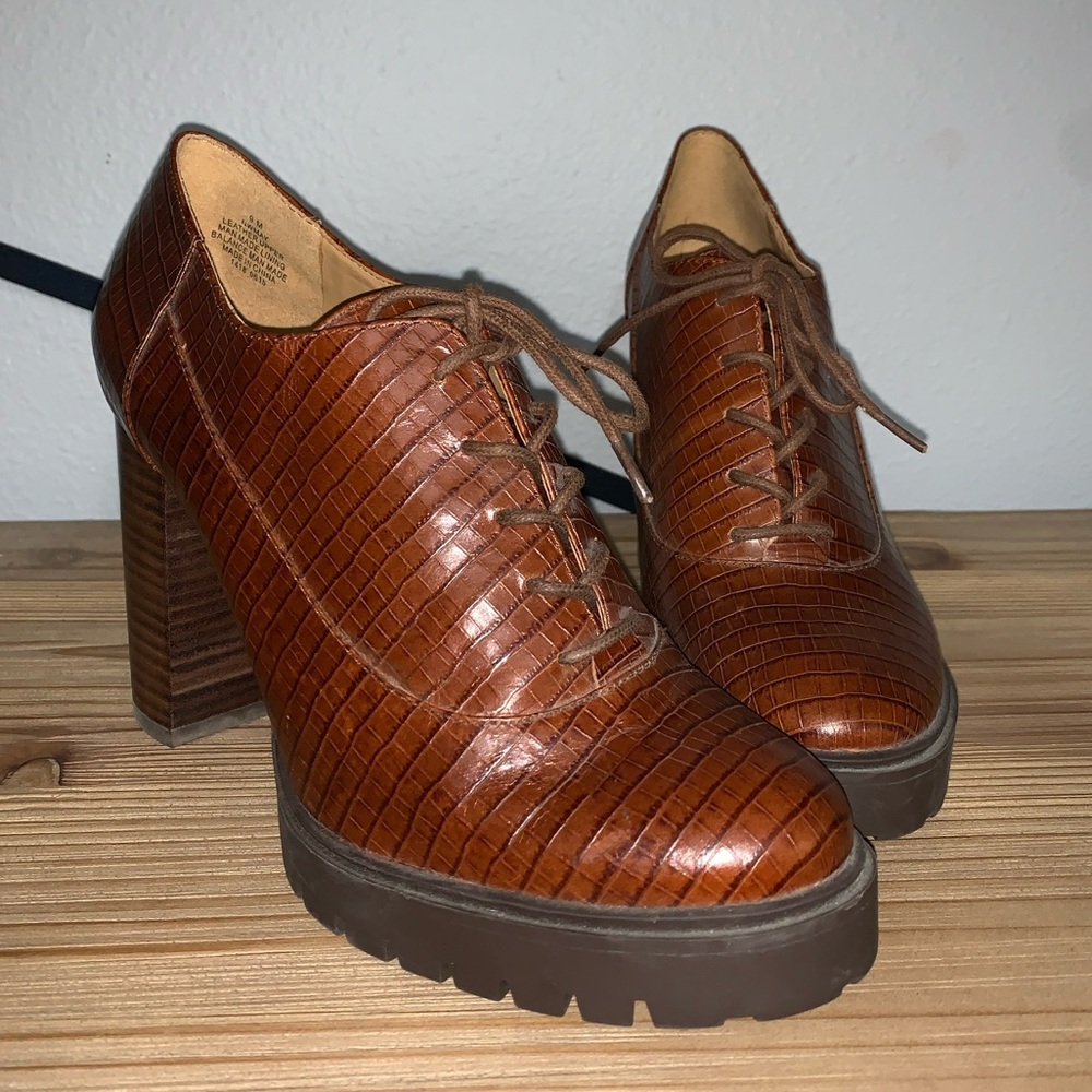 Nine West Platform Oxfords